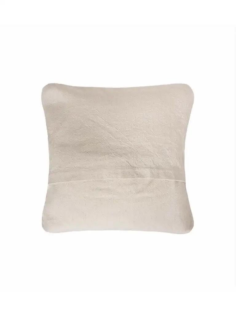 Brown Kissenbezug, aus handgewebter Wolle und handbemalt mit natürlichen Farben im Angebot 12