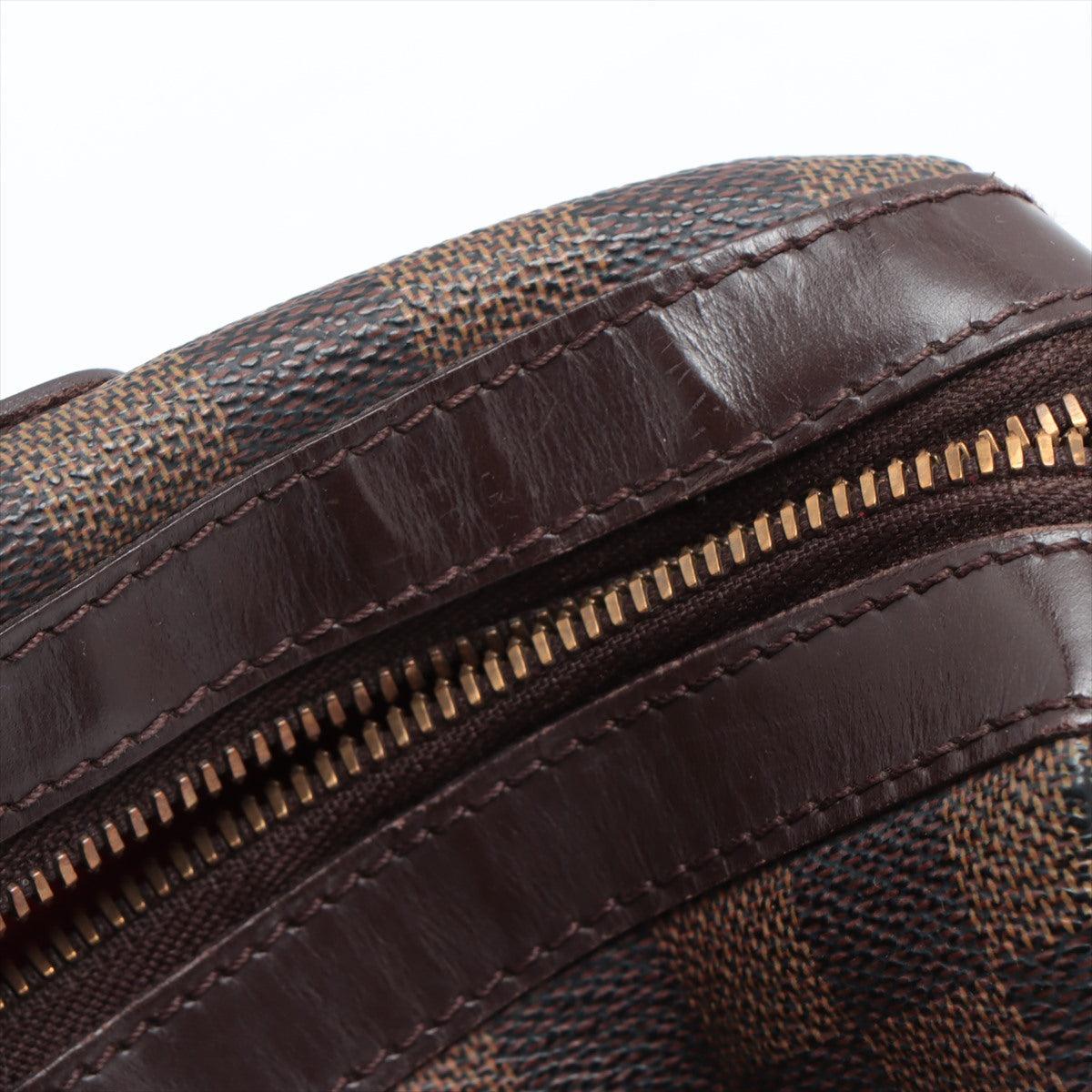 Brown Damier Ebene coated canvas Louis Vuitton Berkeley bag with dark brown 3