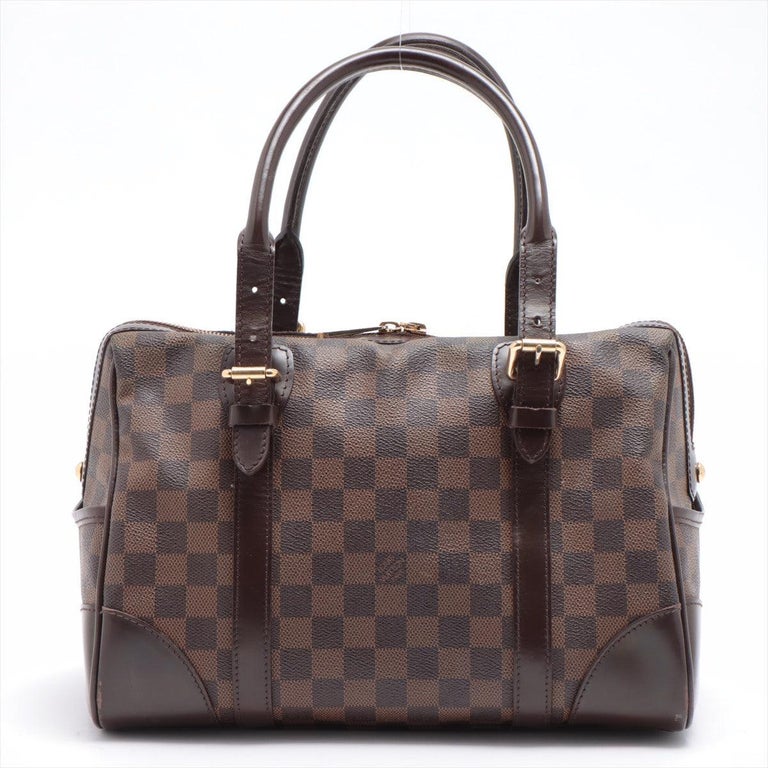 Brown Damier Ebene coated canvas Louis Vuitton Berkeley bag with