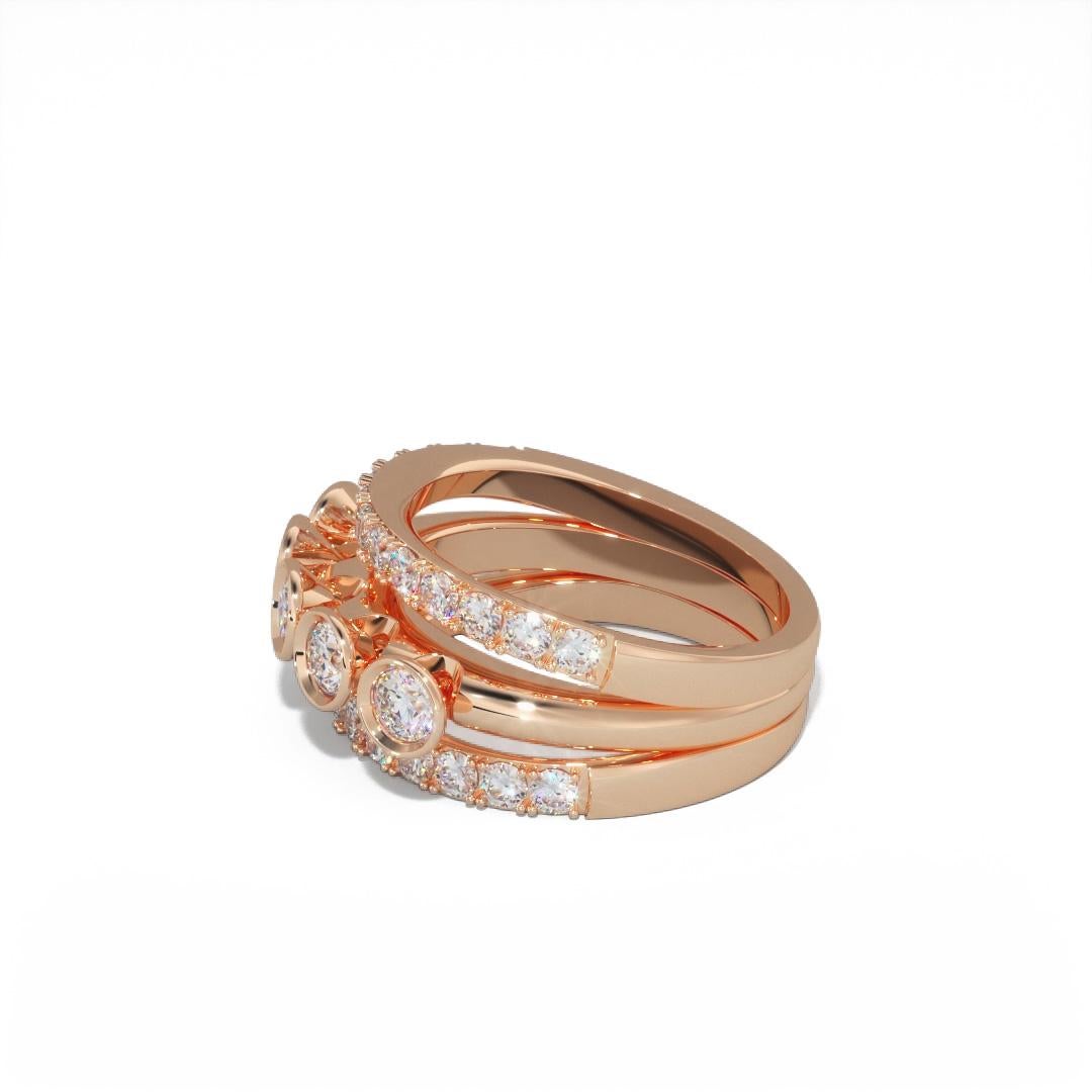 For Sale:  Brown diamond Bell Ring of SOONHEE (Size 63.4~69.7) 3