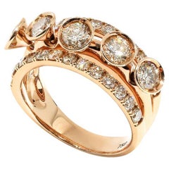 Brown diamond Bell Ring of SOONHEE (Size 63.4~69.7)