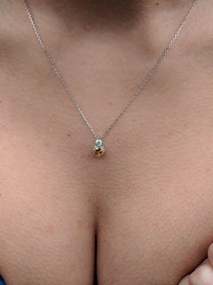 Brown Diamond Heart Pendant 0.31 Carat