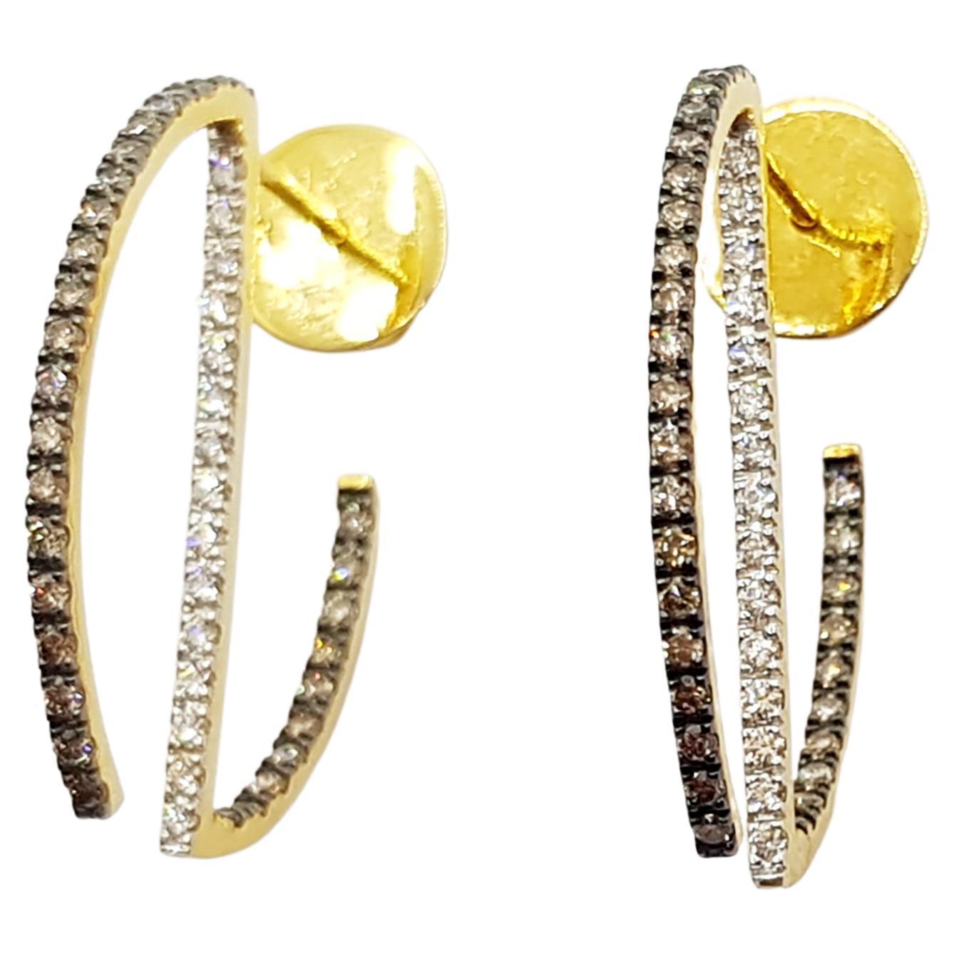 Brown Diamond 0.78 carat with Diamond 0.35 carat GeoArt Earrings set in 18 Karat Gold Settings by Kavant & Sharart


Width:  0.2 cm 
Length:  3.0 cm
Total Weight: 7.2 grams

