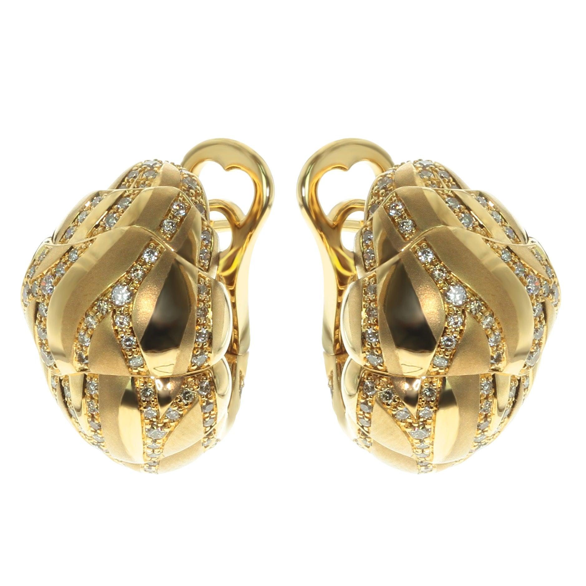 For Sale:  Brown Diamonds 18 Karat Yellow Gold Ring Earring Sand-Dune Suite 8
