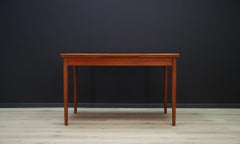 Brown Dining Table Teak Classic Vintage 1960s Retro