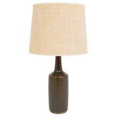 Lámpara de mesa DL/30 marrón de Linnemann-Schmidt para Palshus, años 60