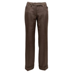 Traje pantalón marrón Dolce & Gabbana Talla IT 42