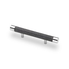 Luxury Pull Handle Various Metal &Leather Color Finishes Tube Shape Nickel Mediu