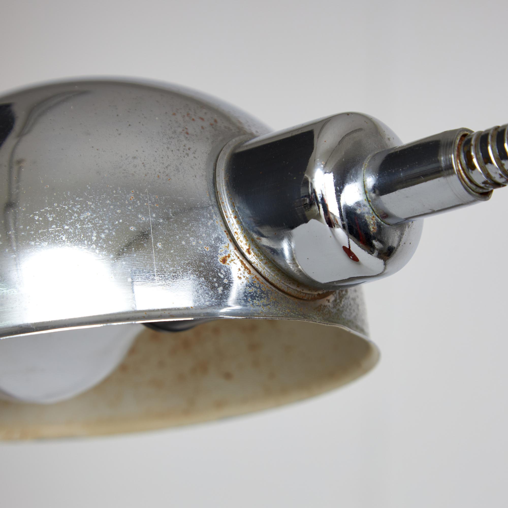 Metal Brown Element Desk Lamp For Sale