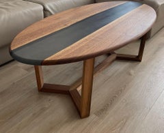 Brown Ellipse Coffee Table by KV Design