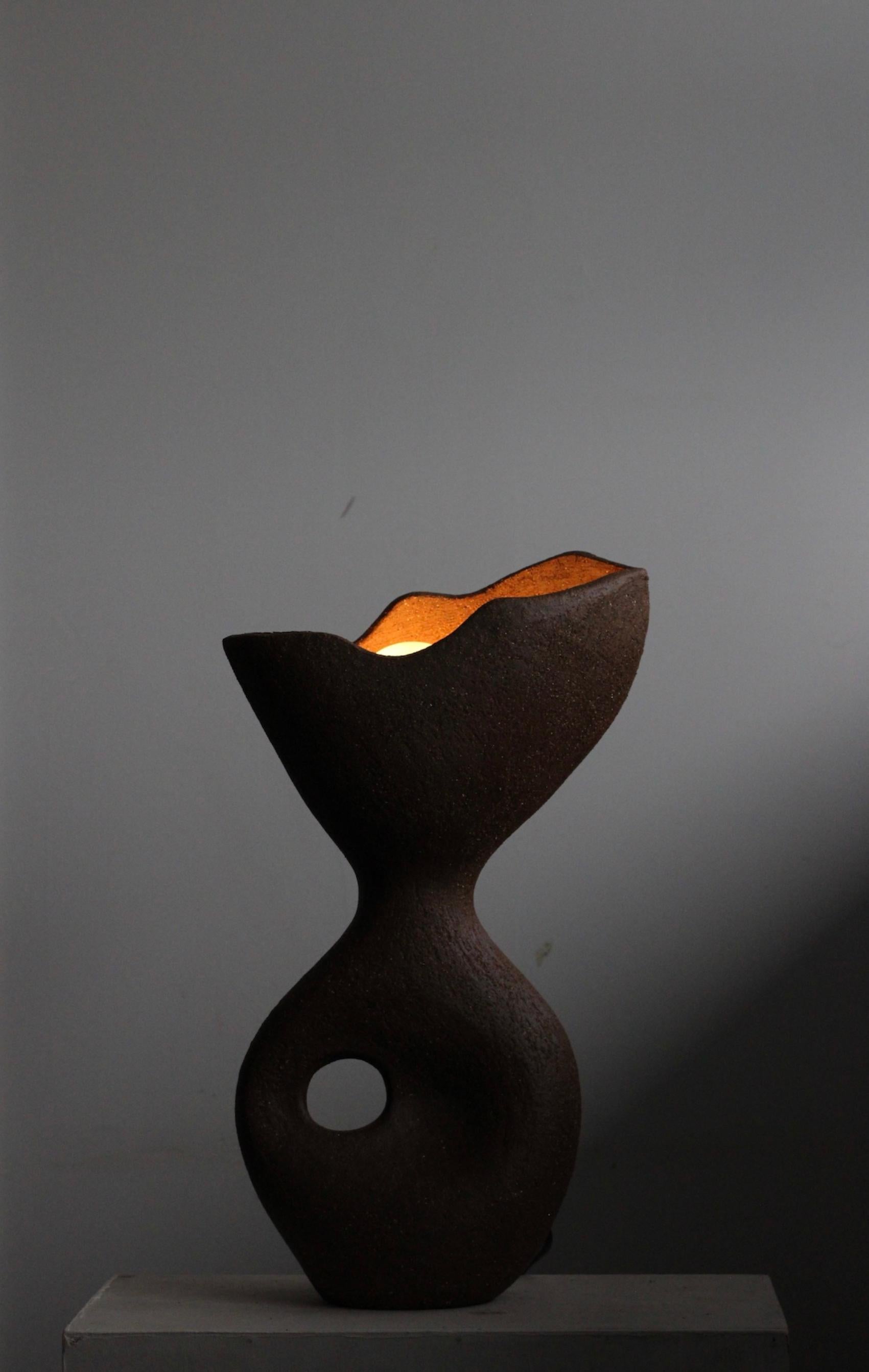 Brown Exo Lamp by Abid Javed In New Condition For Sale In Geneve, CH