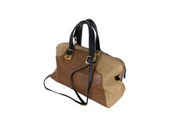 Brown Fendi Leather Chameleon Satchel