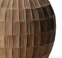 Brown Geometric Line Vessel, Heeeun Jun