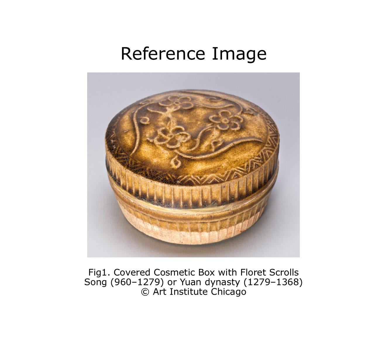 Brown Glazed Small Jar with Two Dragons and a Fish, Song-Yuan Dynasty For Sale 2