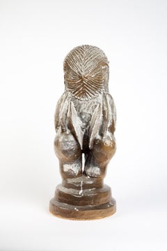 Sculpture en grès émaillé Brown de Laurent Dufour, 2023