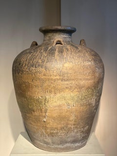 Brown Glazed Terracotta Jar