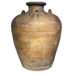 Brown Glazed Terracotta Jar