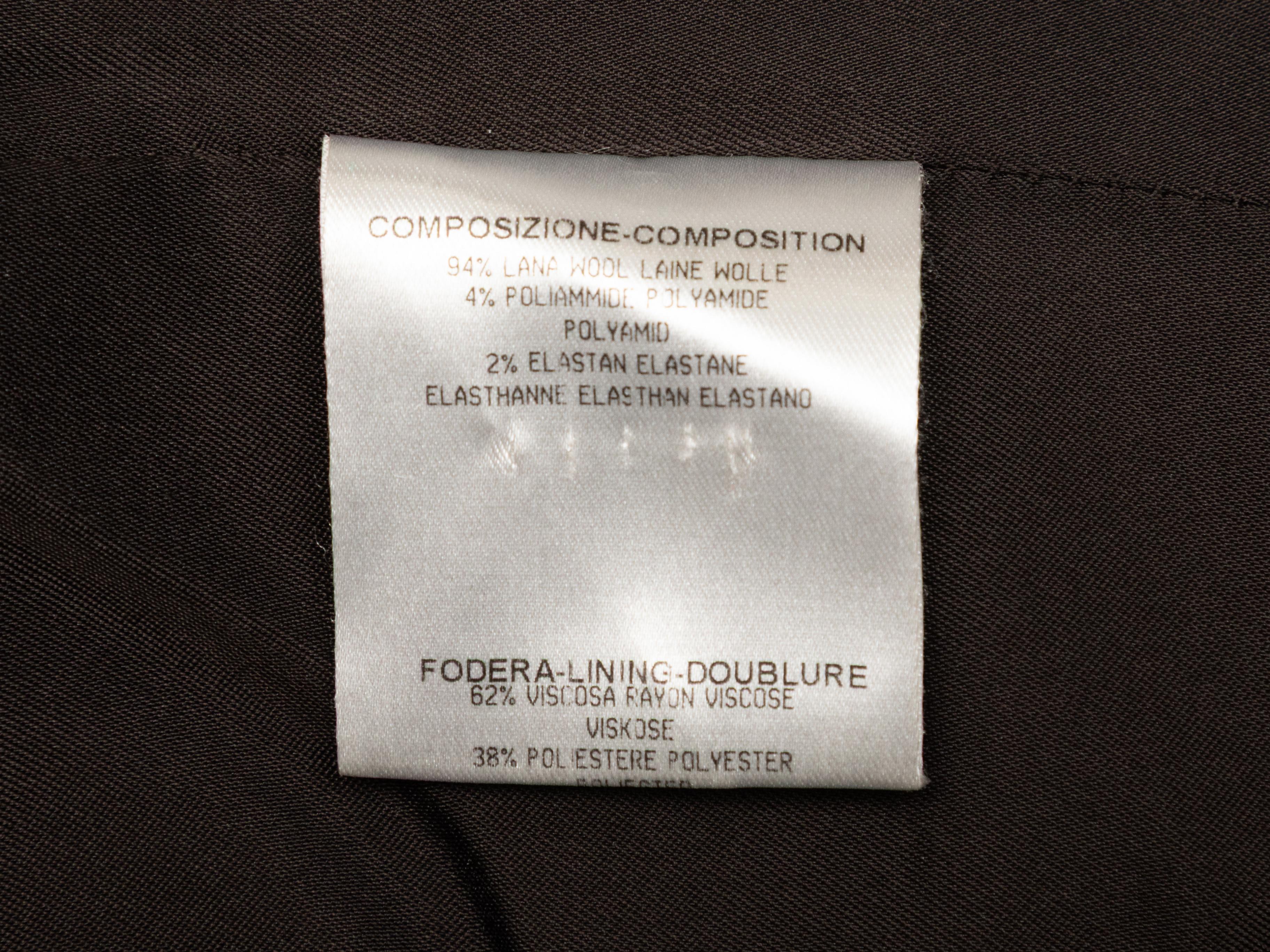 Blazer marrone in lana Gucci Taglia IT 36 in vendita 1