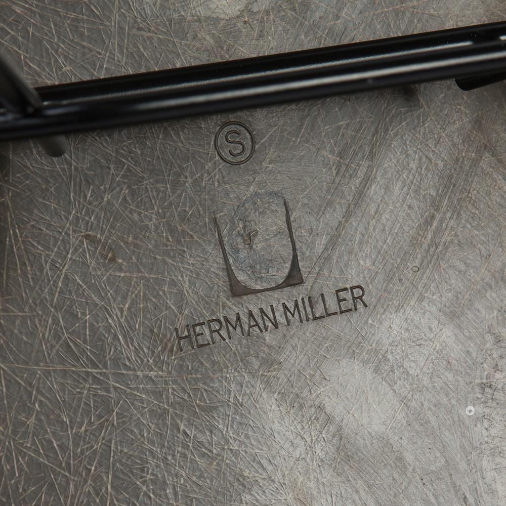 Fiberglass Brown Herman Miller Eames RAR Rocking Arm Shell Chair