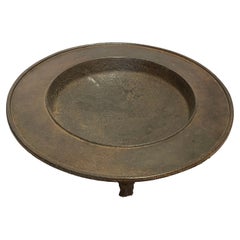 Brown Iron Round Footed Bowl, India, 19th C