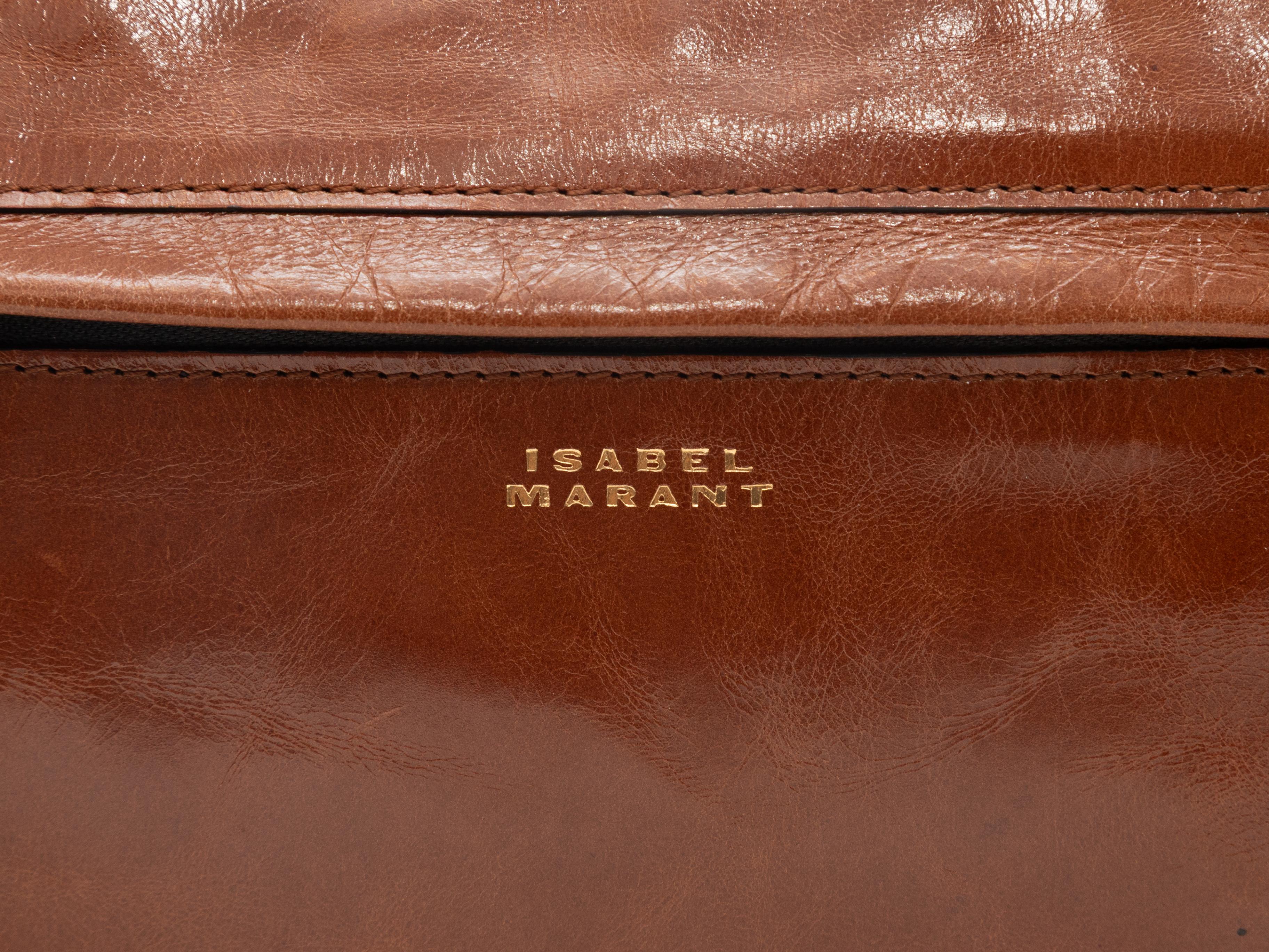 Sac à bandoulière en cuir Isabel Marant en vente 1