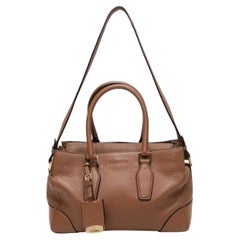 Jil Sander piccola borsa in pelle marrone