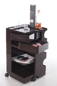 Brown Joe Colombo 'Boby' Storage Trolley Space Age, 1970s