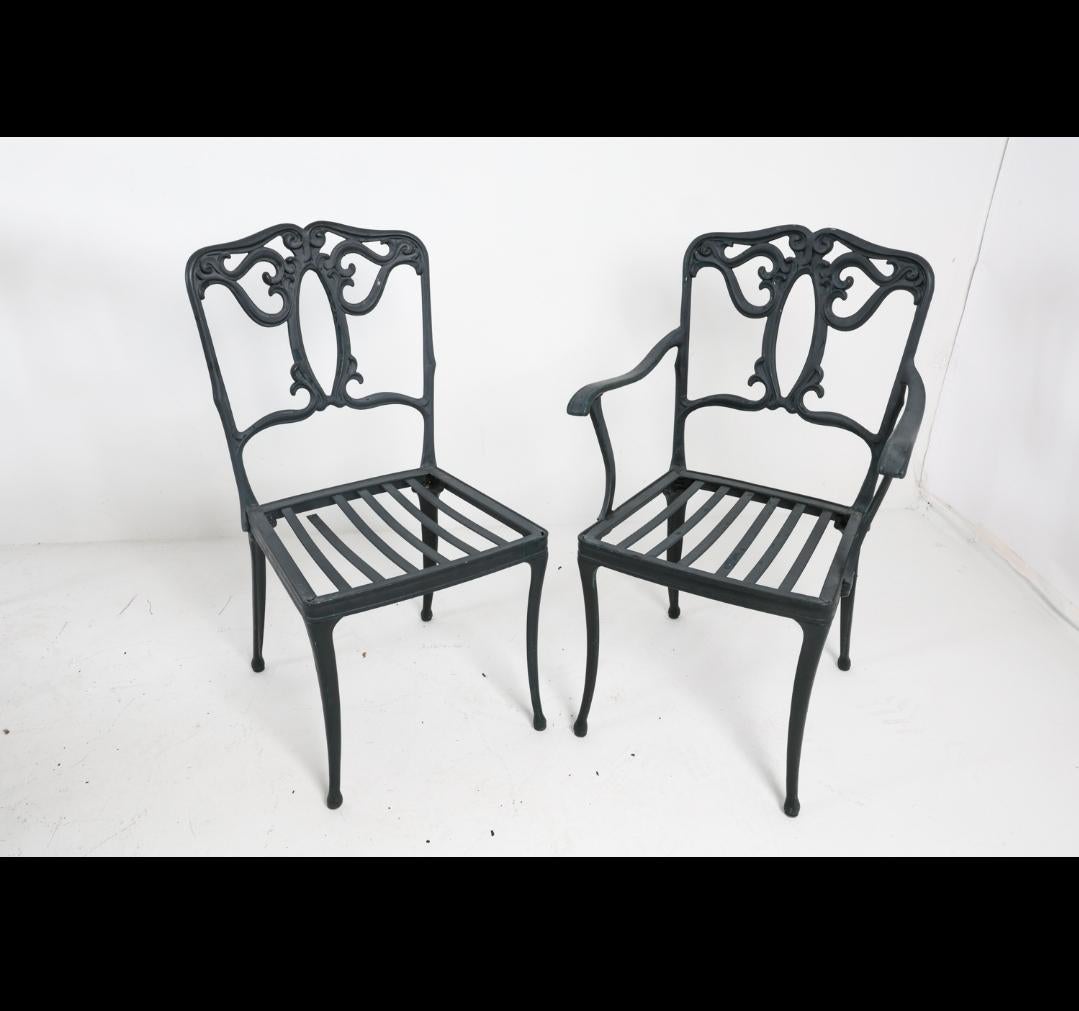 Mid-Century Modern Brown Jordan 12 Pieces French Quarter by Hall Bradley 1970s en vente
