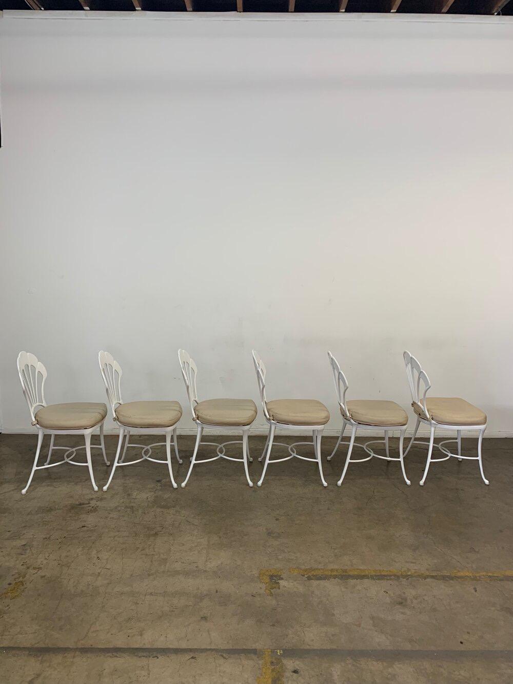 Brown Jordan Aluminum Dining Chairs, Set of Six 1