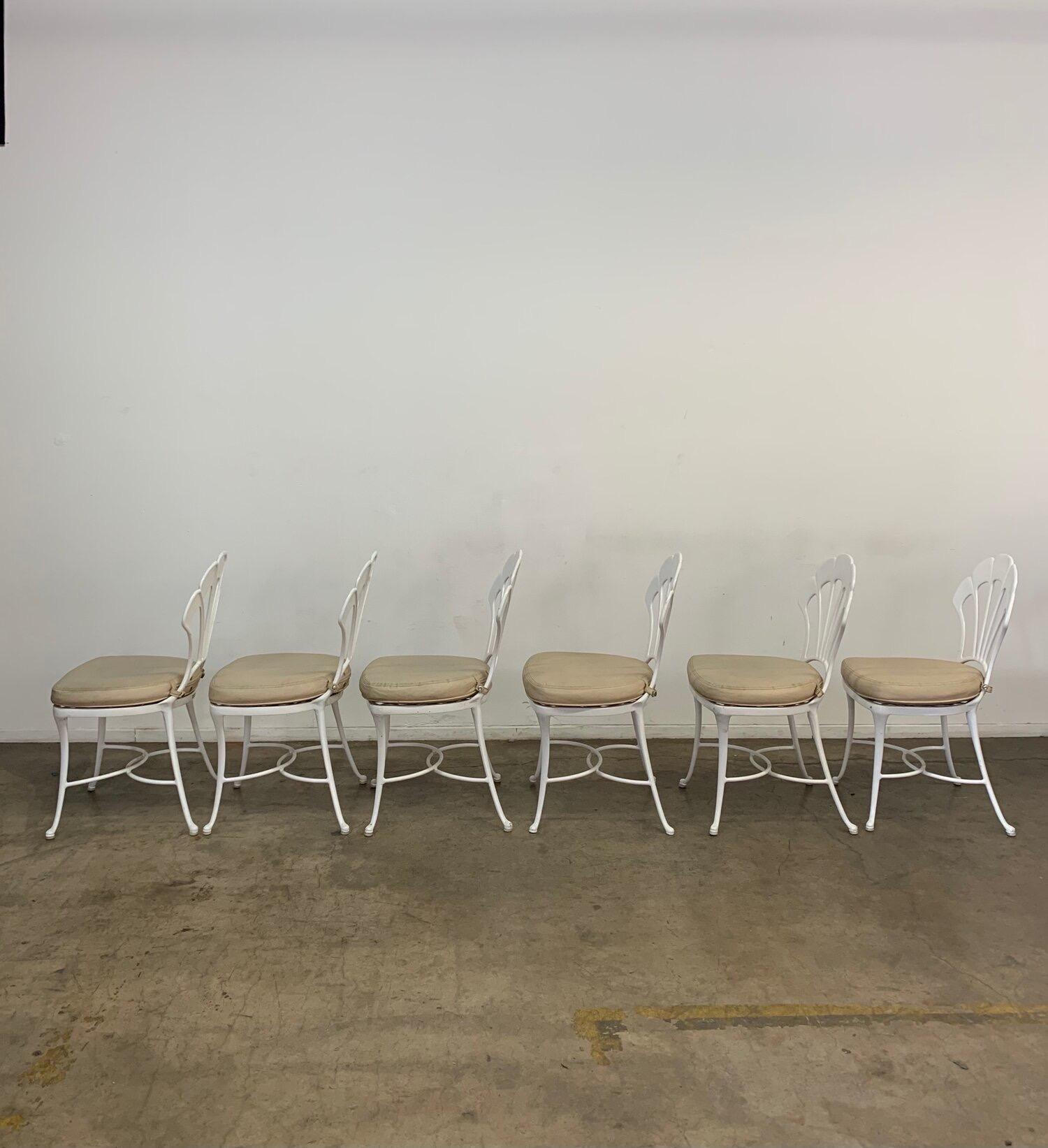 Brown Jordan Aluminum Dining Chairs, Set of Six 3