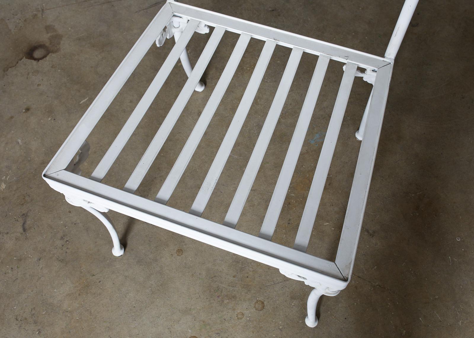 Brown Jordan Aluminum Neoclassical Patio Garden Dining Set 3