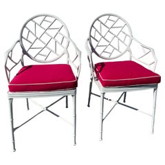 Brown Jordan Calcutta Armchairs, a Pair