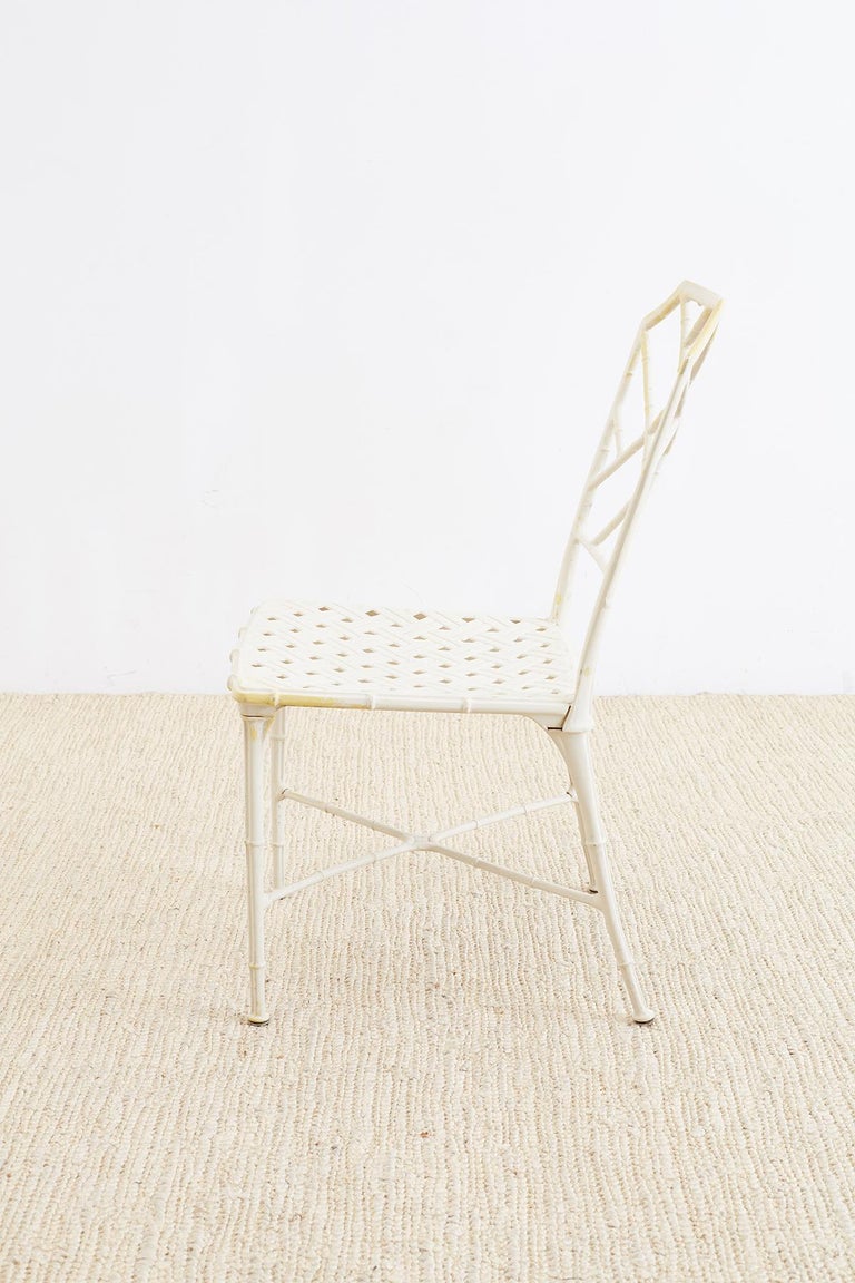 Brown Jordan Calcutta Faux Bamboo Garden Chairs at 1stDibs