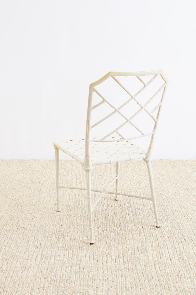 Brown Jordan Calcutta Faux Bamboo Garden Chairs at 1stDibs