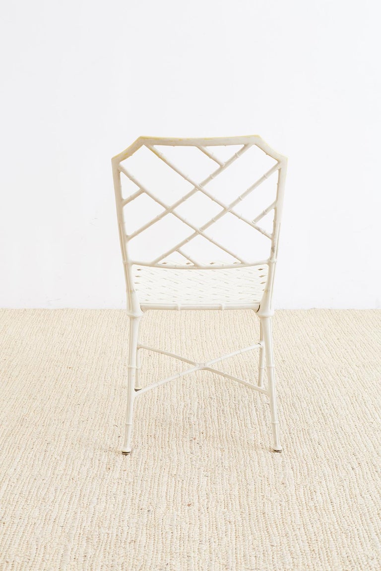 Brown Jordan Calcutta Faux Bamboo Garden Chairs at 1stDibs