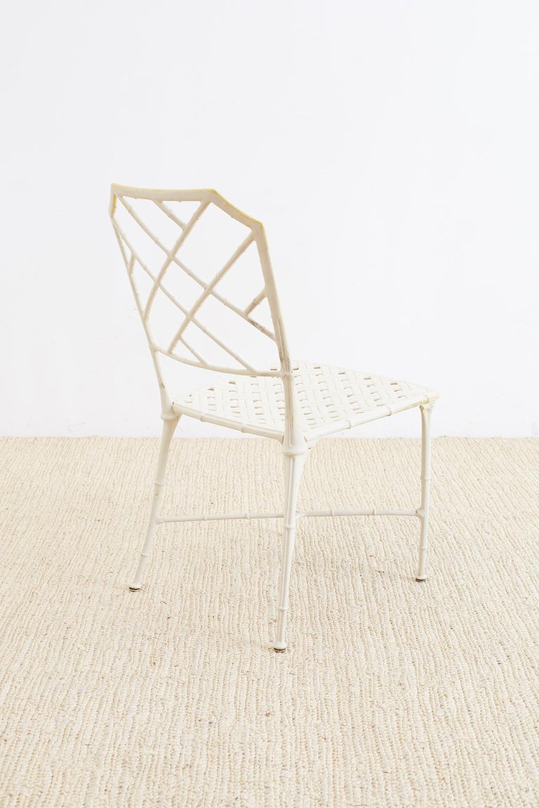 Brown Jordan Calcutta Faux Bamboo Garden Chairs at 1stDibs