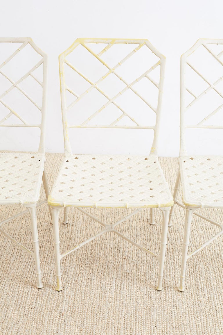 Brown Jordan Calcutta Faux Bamboo Garden Chairs at 1stDibs