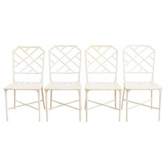 Brown Jordan Calcutta Faux Bamboo Garden Chairs