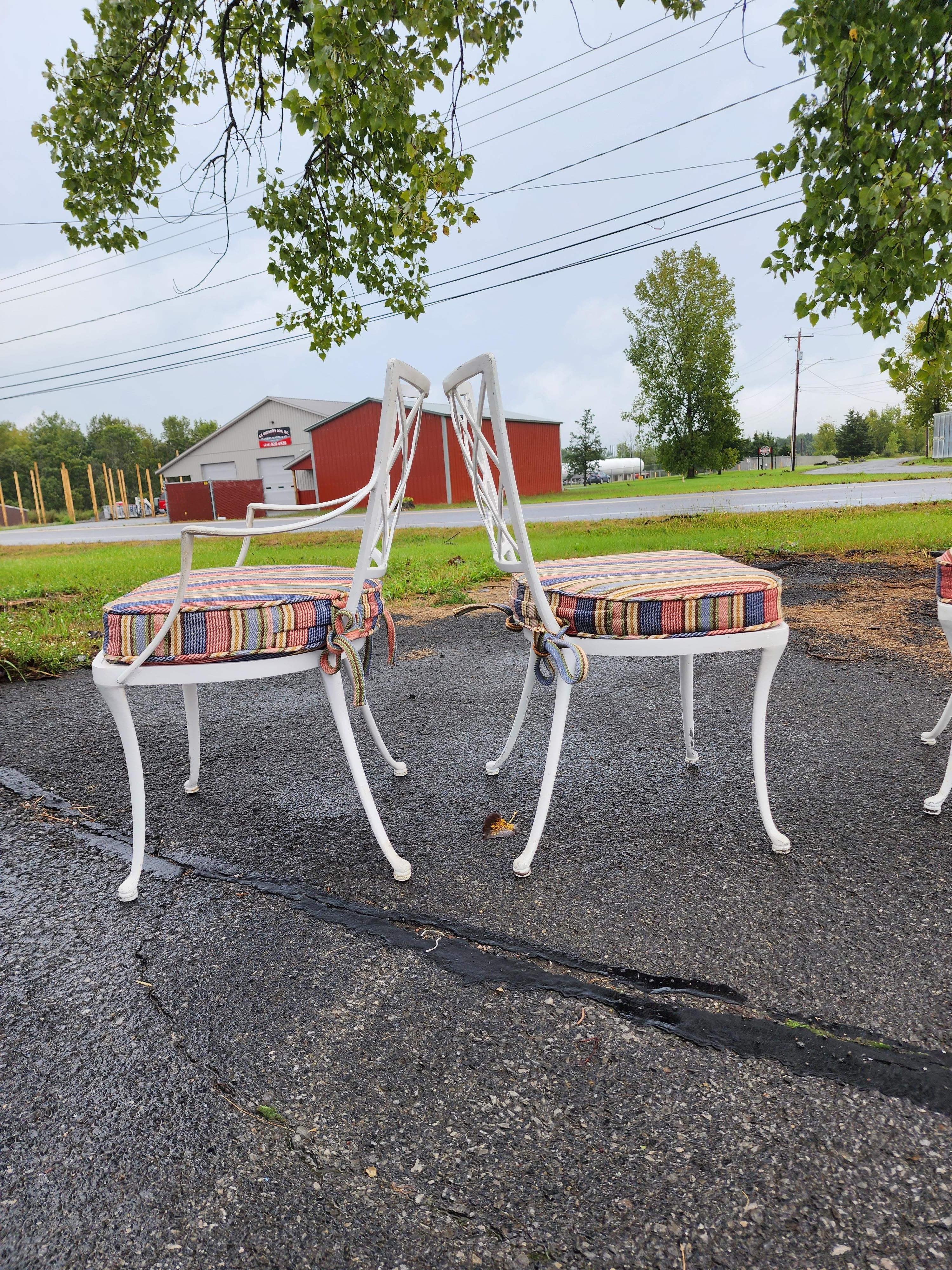 20th Century Brown Jordan Coastal Set Of 6 Dinning Chairs For Sale