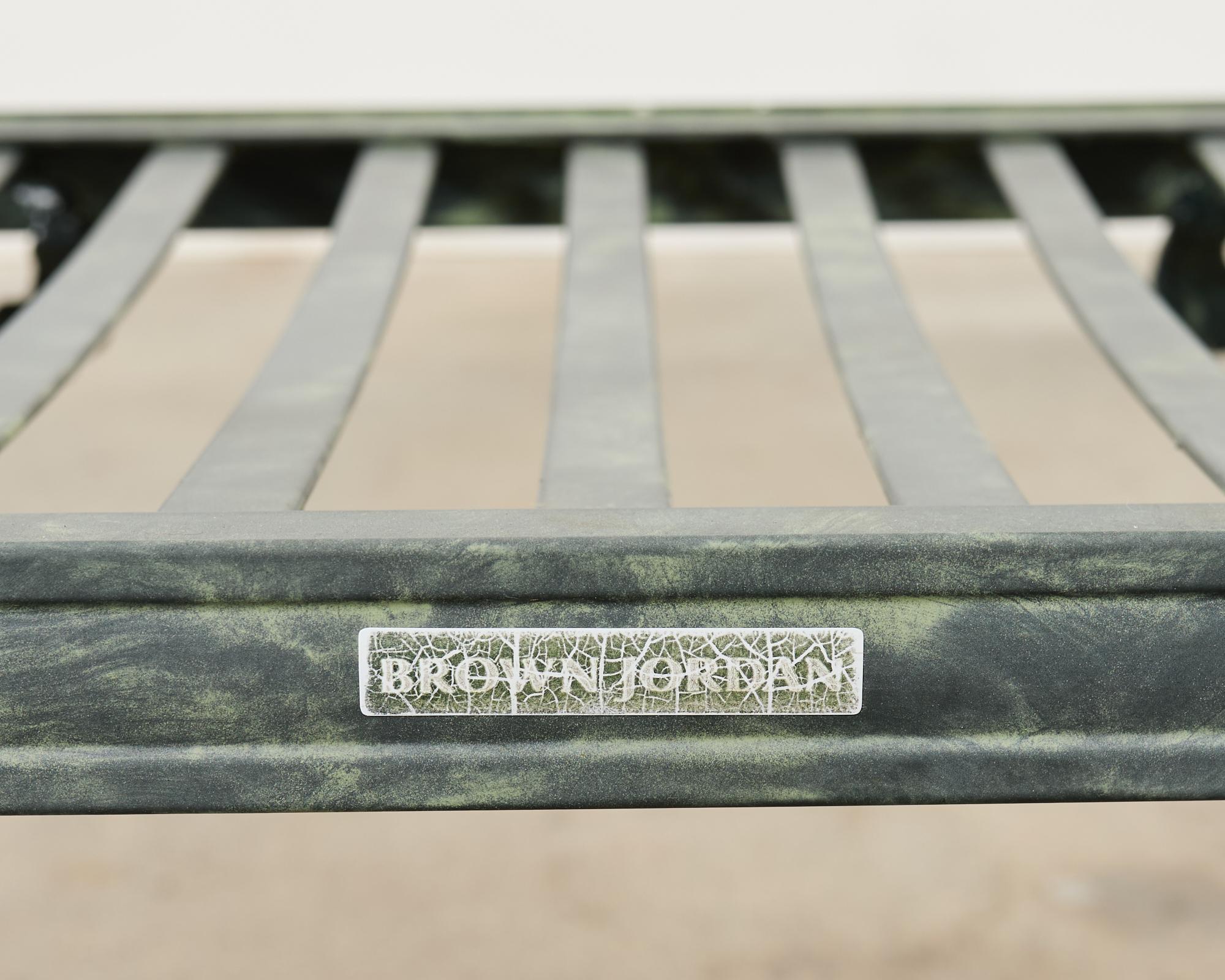 Brown Jordan Elegance Garden Dining Suite Verdigris Finish 10