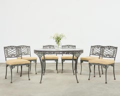 Brown Jordan Elegance Neoclassical Garden Dining Suite