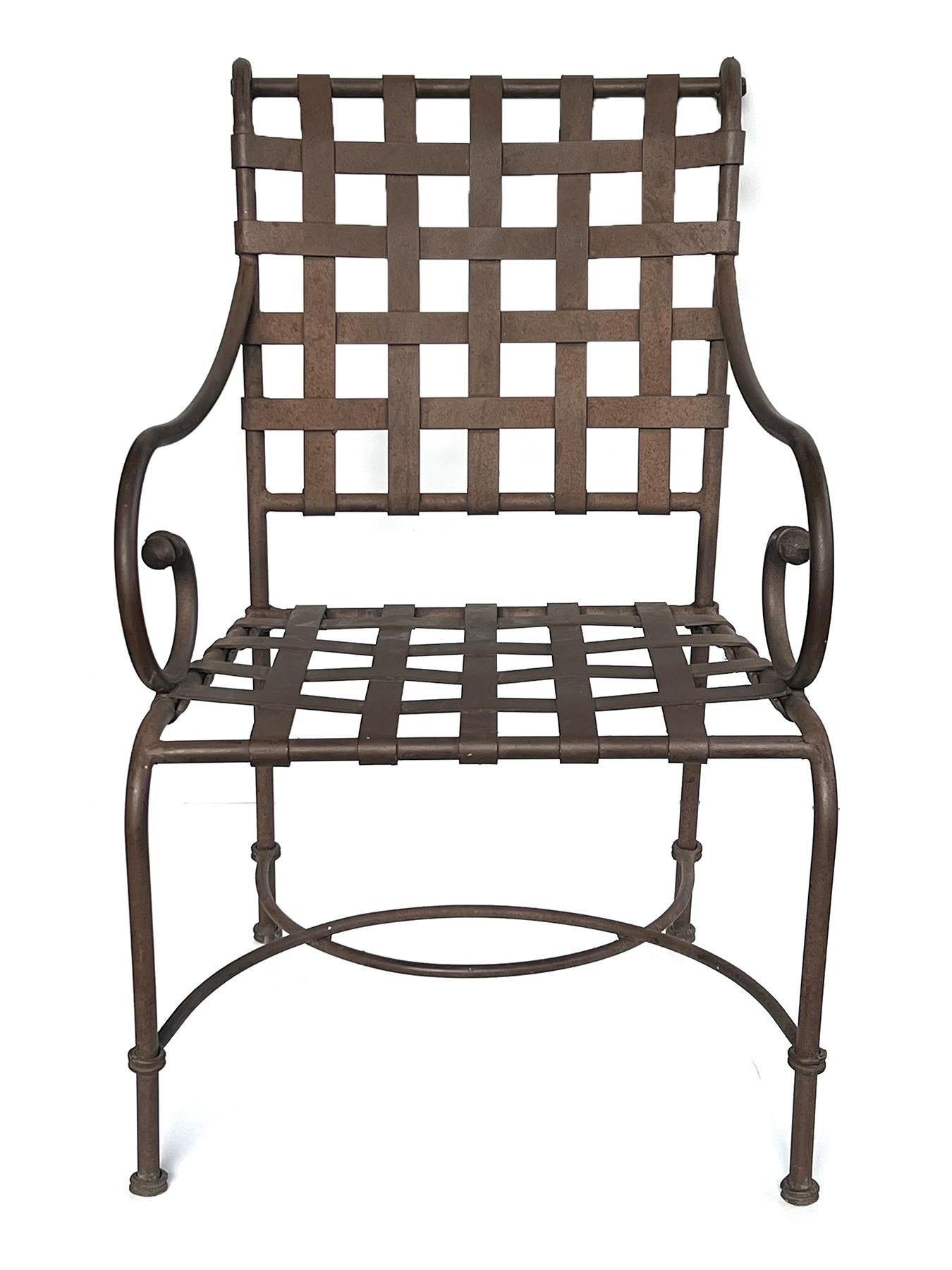 Brown Jordan 'Florentine' Collection 5-piece Outdoor Dining Set In Good Condition For Sale In San Francisco, CA