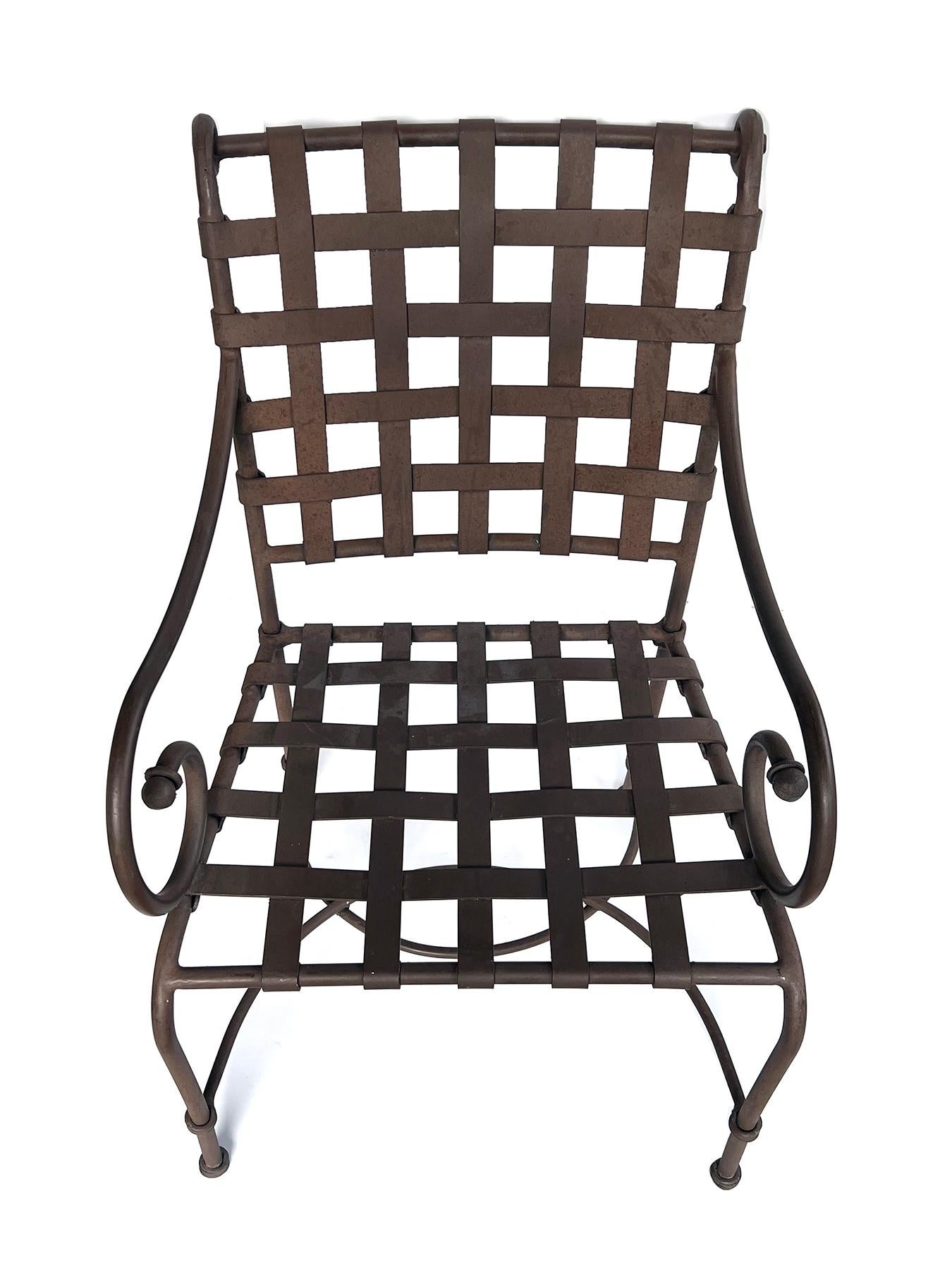 Late 20th Century Brown Jordan 'Florentine' Collection 5-piece Outdoor Dining Set For Sale