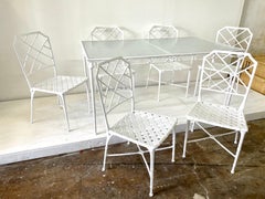 Brown Jordan Garden Dining Set by Hall Bradley "Calcutta"