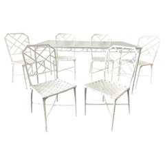Brown Jordan Garden Dining Set by Hall Bradley "Calcutta"
