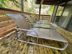 Brown Jordan Lounge Chair Set of 4 1980's Vintage