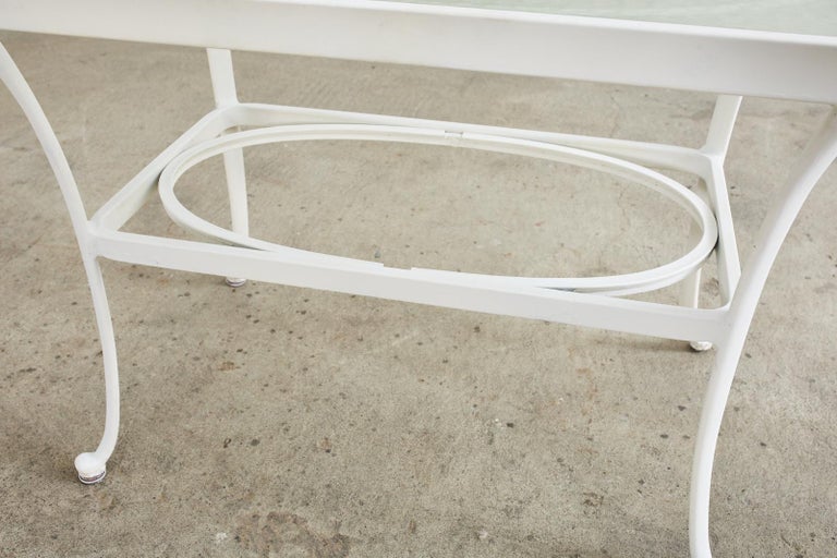 Brown Jordan Neoclassical Patio Outdoor Coffee Table For Sale at 1stDibs