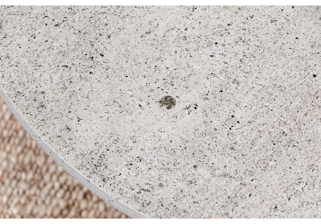 XXI secolo e contemporaneo Tavolino in alluminio Brown Jordan Oscar con piano Dekton Ultra in vendita