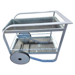 Brown Jordan Outdoor Indoor Bar Serving Cart by Richard Frinier