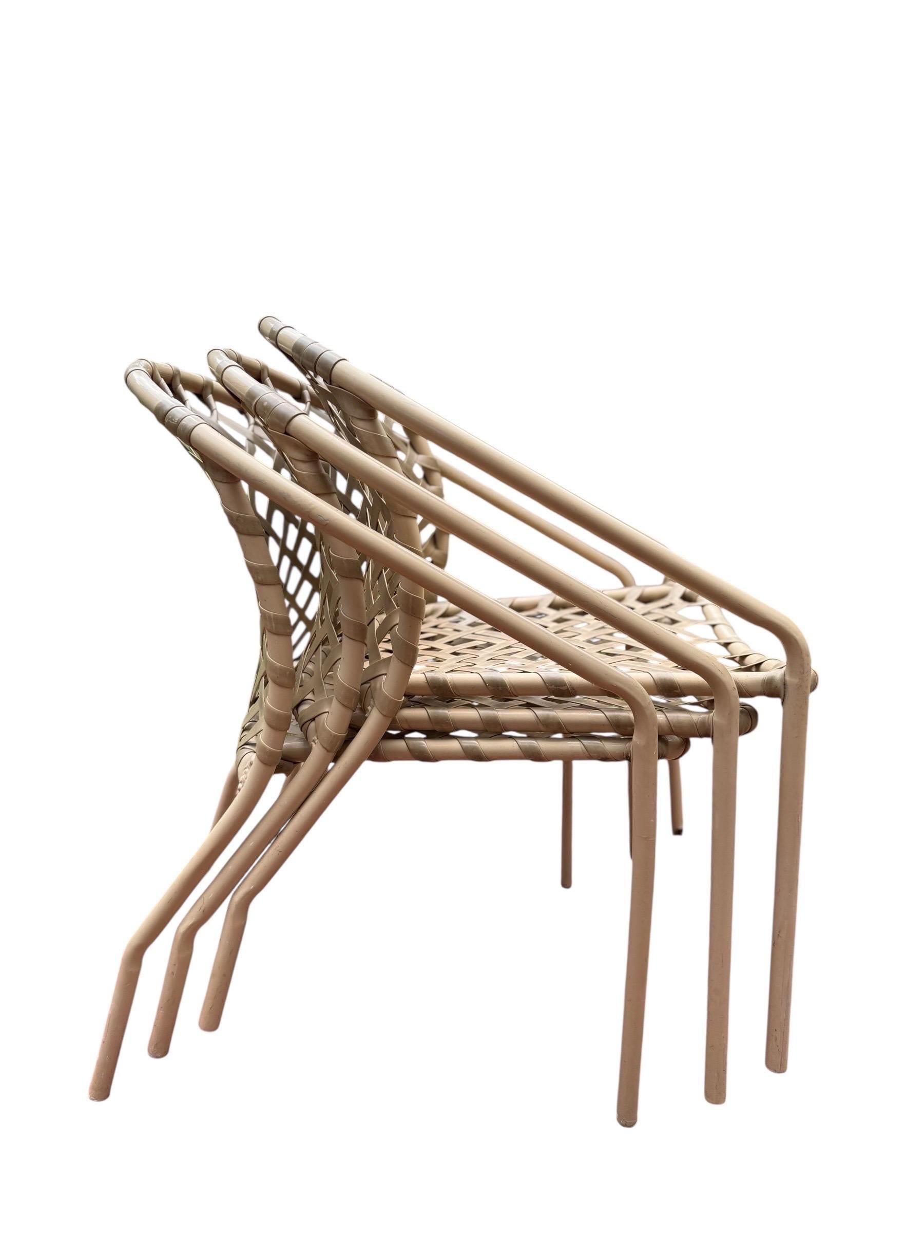 Brown Jordan Silla de Patio Estilo Kantan Silla de Acento Beige para Exteriores en venta 4